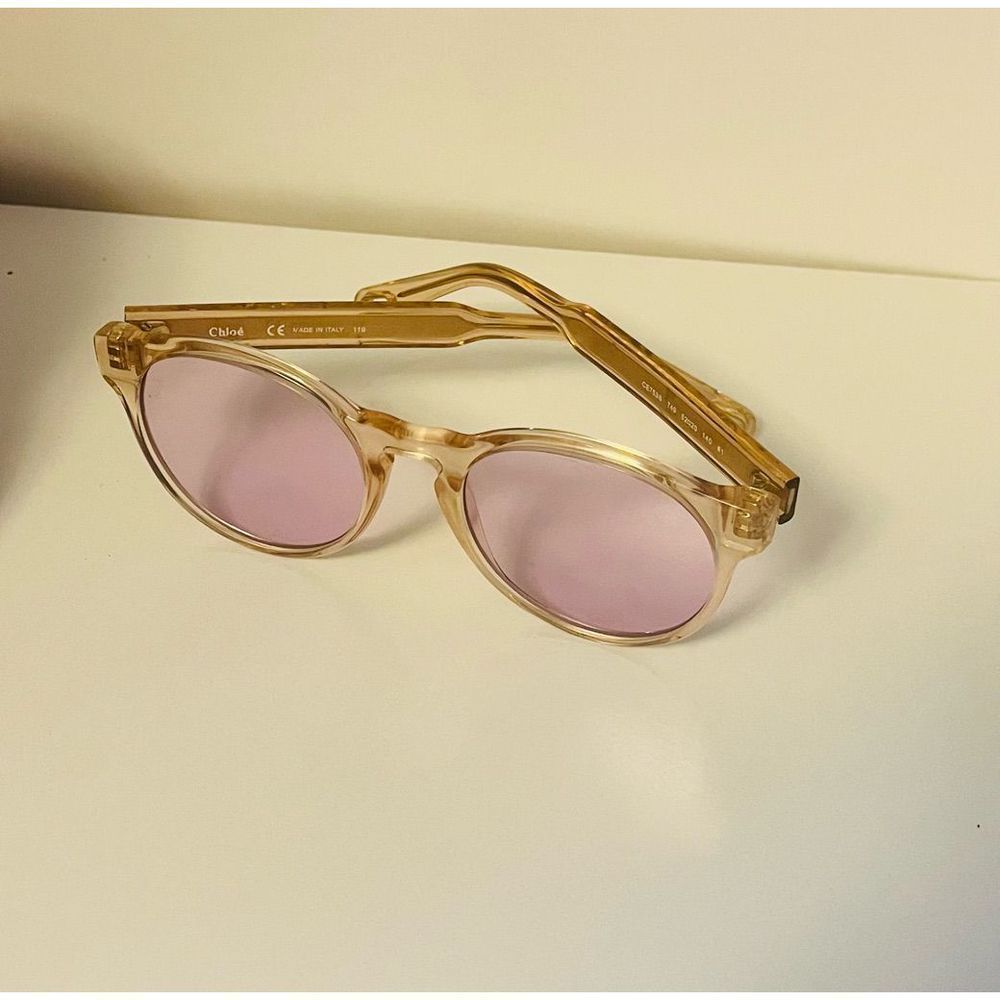 Chloé WILLOW CE753S Round Light Pink Ladies Sunglasses - Picture 1 of 6